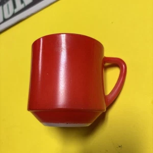 Vintage Feuerkönig Kaffeebecher. Red Anchor Hocking - Bild 1 von 5