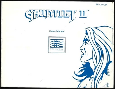 MANUAL ONLY Gauntlet II (Nintendo Entertainment System, 1990) Authentic. - Image 1 of 3
