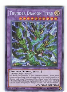 Yugioh DONNERDRACHEN-TITAN , sofu-en036 Secret Rare englisch NM 1. Auflage - Bild 1 von 2