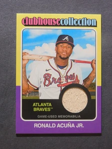 2024 Topps Heritage C.C. Game Used Memorabilia - Ronald Acuna Jr. - #CCR-RAC - Picture 1 of 2