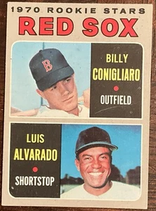 1970 TOPPS #317 RED SOX ROOKIES ALVARADO AND CONIGLIARO EX CONDITION - Picture 1 of 2