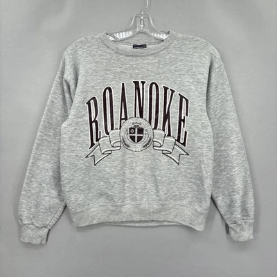 Sudadera Universitaria Jansport Roanoke De Colección Para Mujer Mediana Cuello Redondo Hecha en EE. UU. Años 90 Foto 1 de 4