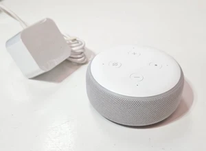Amazon D9N29T Echo Dot 3rd Gen Compact White+Grey Alexa Smart Speaker | Working - Picture 1 of 6