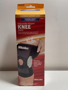 mueller hinged knee brace adjustable one size new open box - Picture 1 of 6