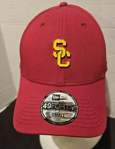 USC NEW ERA RED USC ADULT Trojans Baseball Cap Mütze 49Forty Adult Small Fitted - Bild 1 von 10