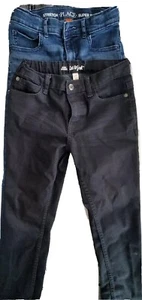 2 Pair of Jeans Cat & Jack Girls Black Skinny Jeans Blue Place Skinny Size 10 - Picture 1 of 7
