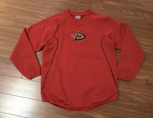 Arizona Diamondbacks Majestic Therma Base Tech Fleece Sweatshirt Men's Medium - Picture 1 of 4