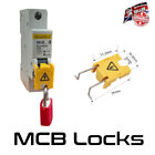MCB Miniature Circuit Breaker Lock Lockout Off Device & Padlock