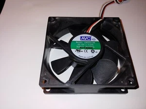 AVC C8025S12M 3Pin Case Fan 80mm x 25mm - Picture 1 of 3