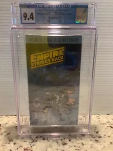 CGC 9.4 Star Wars THE EMPIRE STRIKES BACK LETTERBOX COLLECTORS EDITION VHS - Picture 1 of 7