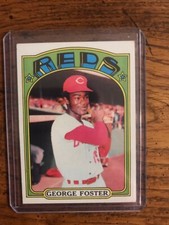 George Foster 1972 Topps Baseball Card