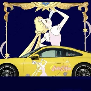 Anime ITASHA Sailor Moon car sitcker car door sticker wrap fit any cars Vinyl - Picture 1 of 4