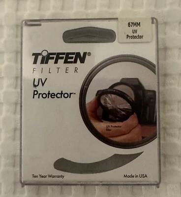 Tiffen 67mm UV Protector Filter MFR #67UVP 257737 Canon Nikon Fuji Pentax Lens. - Image 1 of 4