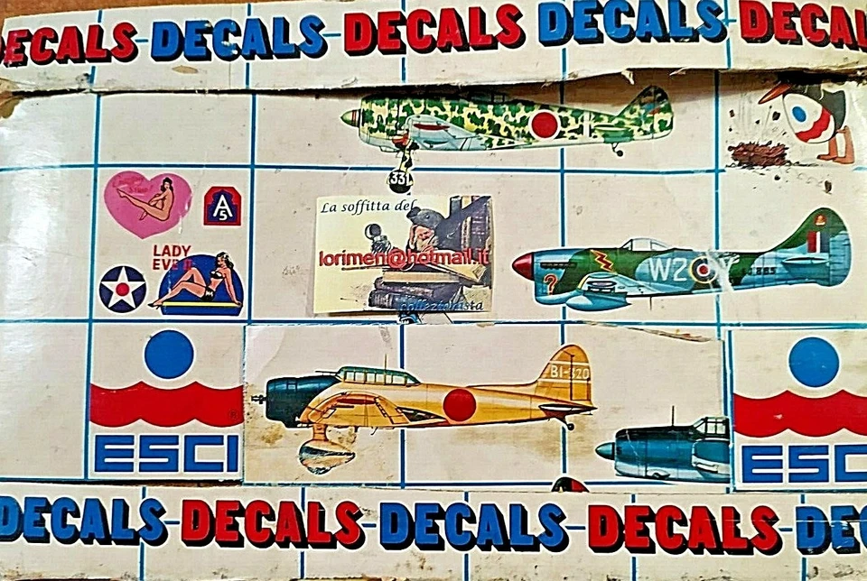 New Decal Esci x Aerei scala 1:72 Fondo Deposito sigillati entra e scegli - Immagine 1 di 1