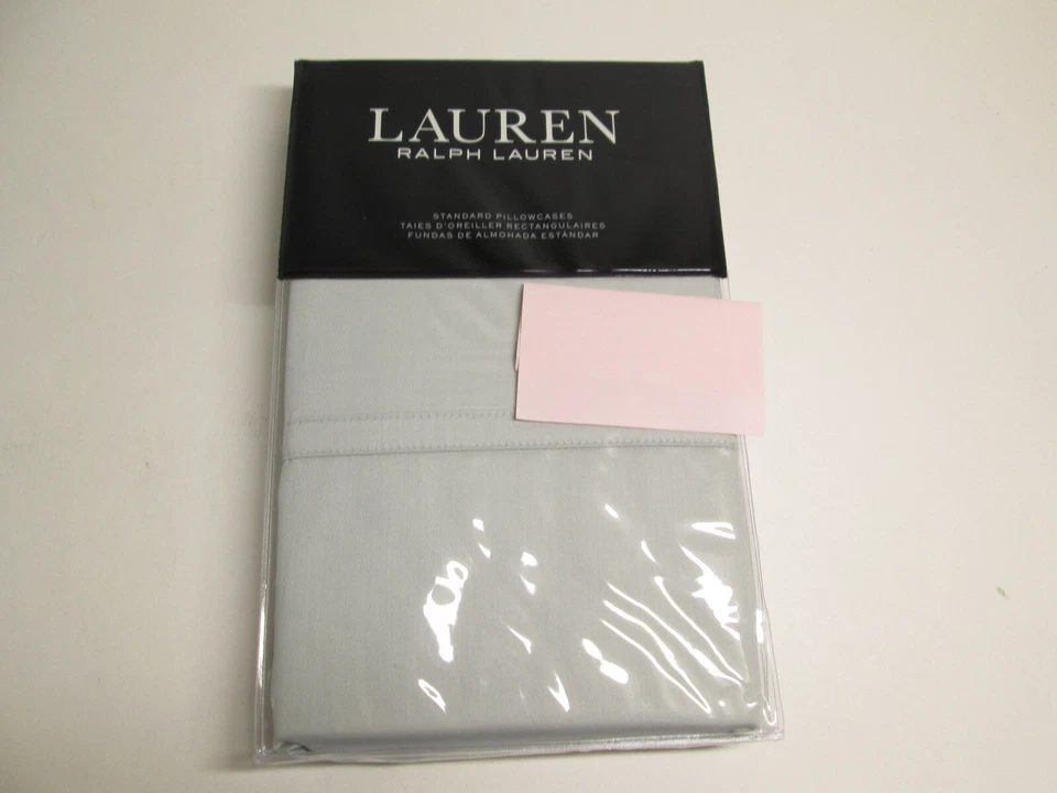 Lauren Ralph Lauren Spencer Solid Sateen Standard Pillowcases Sage