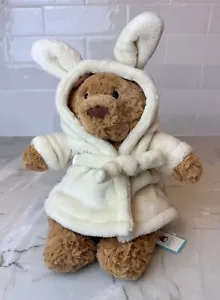 Jellycat Bathrobe Bartholomew Bear Bart NEW WITH TAGS NWT Teddy Medium Authentic - Picture 1 of 10