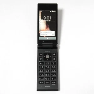 KYOCERA 501KC BLACK DIGNO KEITAI ANDROID 5.1 FLIP PHONE UNLOCKED SIM - Picture 1 of 9