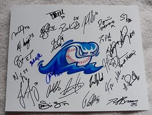 2015 MWL Champions West Michigan Whitecaps Team Signed Photo Christin Stewart - Picture 1 of 1