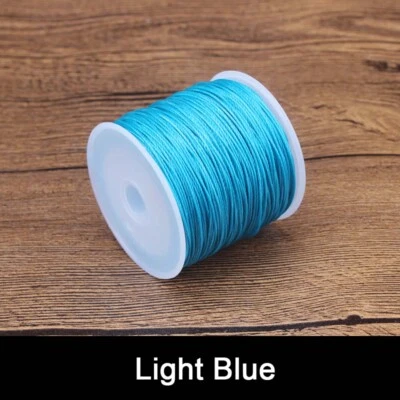 0.45/0.5/0.6mm Round Waxed Thread Polyester Cord Leather Craft Sewing Bracelets - Image 1 of 4