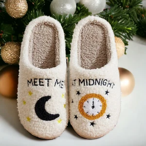 Taylor Swift Slippers, Meet me at Midnight, Gift For Her, Women's Slippers - Picture 1 of 7