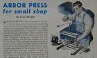 Bench type ARBOR PRESS 1953 HowTo Build PLANS