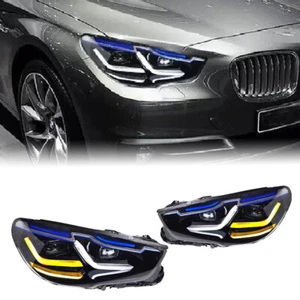 LED Headlight Headlamp For BMW 5 Series GT F07 assembly Double Beam Lens 10-17 - Picture 1 of 20