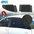 4X Magnetic Car Window Sun Shade Cover Mesh Shield Uv Protection Accessories