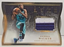 Kemba Walker 2015-16 Panini LUXE Die-Cut GOLD 2 color GU Patch #d 3/10 - HORNETS