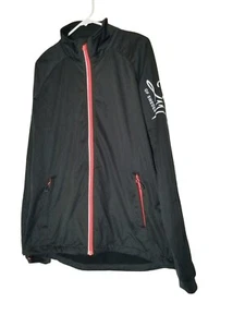 2117 Of Sweden Mens Black Softshell Jacket Size XXL With Red Accents & Zip Pocke - Picture 1 of 14