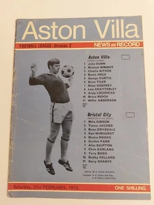 Aston Villa V Bristol City 1970 Programme - Picture 1 of 4