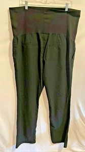 Liz Lange Maternity for Target Black Pants Size XXL Spandex Belly Side Pockets - Picture 1 of 3