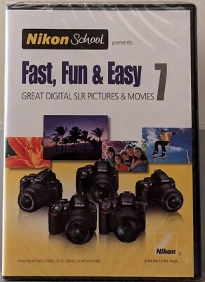 Nikon School Instructional DVD Fast Fun & Easy 7 D3000 D3100 D5000 D5100 D7000)  - Image 1 of 2