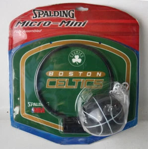 RARE 2007 SPALDING NBA BOSTON CELTICS MICRO MINI BASKETBALL BALL SET NEW ! - Picture 1 of 9