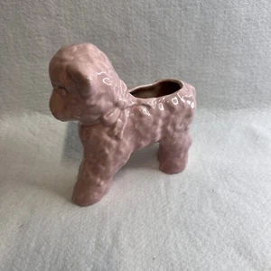 Pink Lamb Vintage Ceramic Planter Plant Holder Ceramic Figurine McCoy USA - Picture 1 of 7