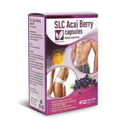 SLC Acai Berry 12 Kapseln Fatburner, Abnehmen, SCHNELLES Abnehmen - Bild 1 von 4