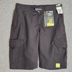 LEE Boy Proof Black Polyester Water Repellant Pull-On Cargo Shorts Boys 10R - Picture 1 of 9