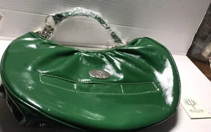 Christine Price Purse Vinyl Green New - Picture 1 of 9