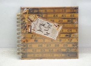 NEW K & COMPANY LIFE’S JOURNEY JUNK IT UP! 6 X 6” RULER RING BOUND BOOK #536432 - Picture 1 of 2