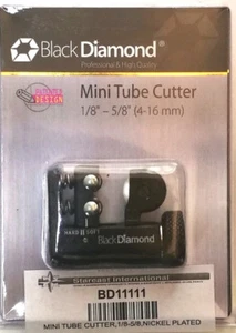 BLACK DIAMOND MINI TUBE CUTTER 1/8~5/8" NICKEL CUTTER WHEEL SMART SPRING 11111 - Picture 1 of 2