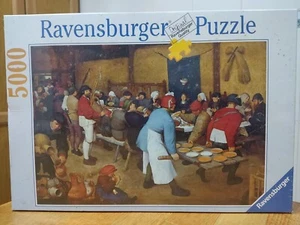Ravensburger 5000 Puzzle Pieter Brueghel The Elder Village Wedding Feast 17425 - Imagen 1 de 16