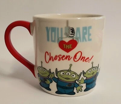 NEW Disney Pixar TOY STORY Aliens  "Chosen One" Claw Valentines Day Ceramic Mug - Image 1 of 4