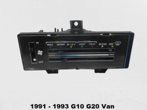 7895785 91 to 95 Chevy G10 G20 Van Dash A/C Air Heat Climate Control Unit OEM - Picture 1 of 13