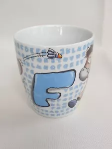 Diddl Tasse Diddlina Buchstabe F ABC Federball Galupy Sammeltasse Becher Vintage - Bild 1 von 9
