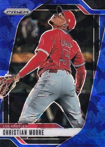 2025 Panini Prizm Blue Ice Prizm Christian Moore card #162. nrmt-mt - Picture 1 of 1