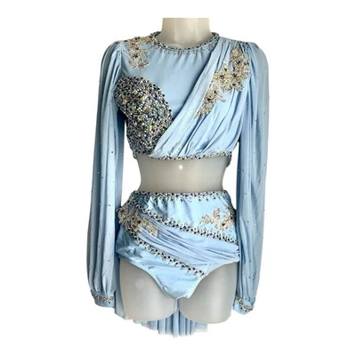 Disfraz Byrn Lavina Azul Semi Personalizado 2 Piezas Adulto Med ¡Usado! Foto 1 de 4