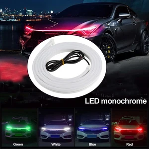 120cm 12V / Voiture Capuche LED Feu Diurne Conduite Bande Imperméable Flexible / - Picture 1 of 34