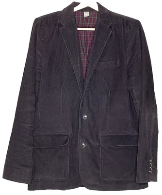 LL Bean Men’s Brown Corduroy Sport Coat Blazer Two Button 40 Tall Cotton OJSCB - Image 1 of 4