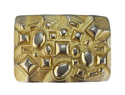 BELTINGER Buckle Gürtelschließe Gürtelschnalle Ornamente goldfarben für Wechsel-Gürtel 4cm