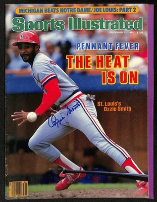 Ozzie Smith HOF Signed/Auto 1985 Sports Illustrated Magazine Cardinals JSA 01144 - Image 1 of 2
