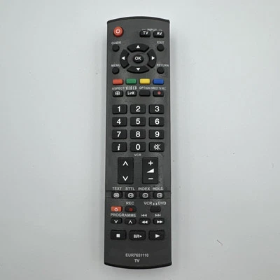 Genuine Panasonic EUR7651110 TV Remote TX-26LXD70 TH-37PV7B TH-42PX7B TH-42PX7E - Image 1 of 3